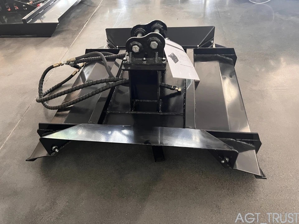 AGT 35in Black Brush Mower Mini Excavator Cutter Mower Attachment 110KG |12EX-RC