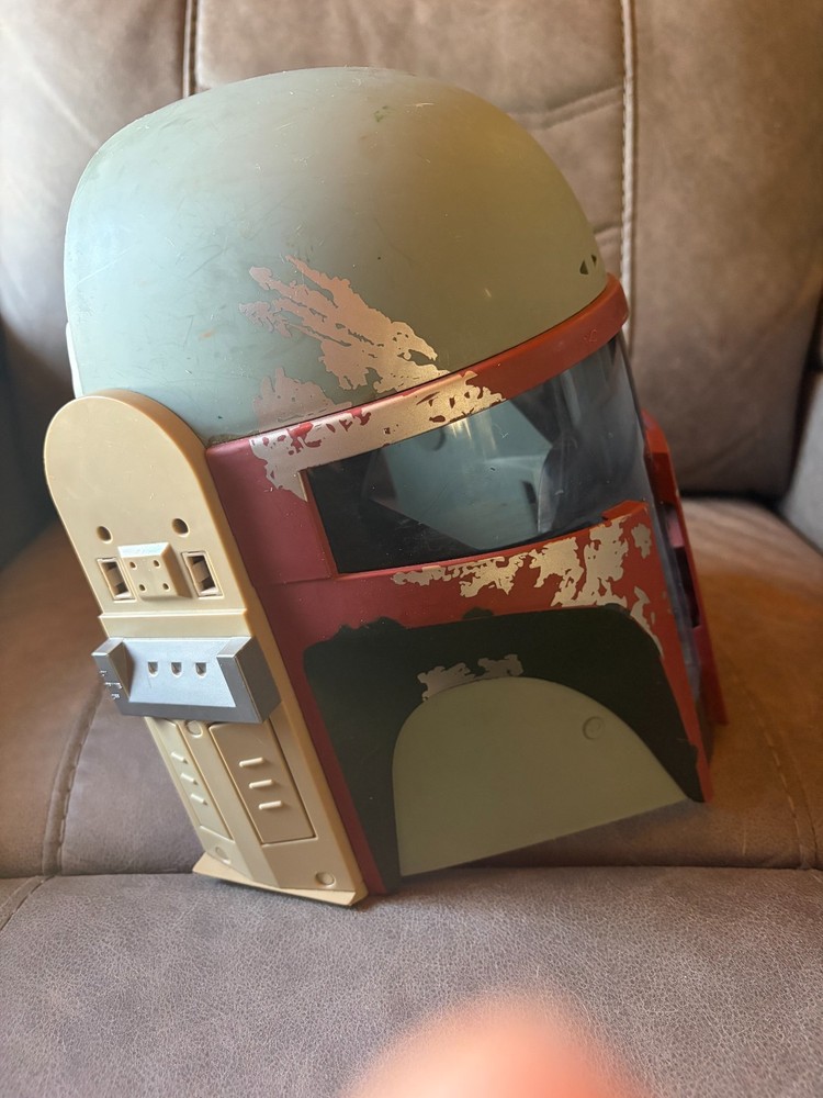 Star Wars Boba Fett Helmet Untested Missing Back Half