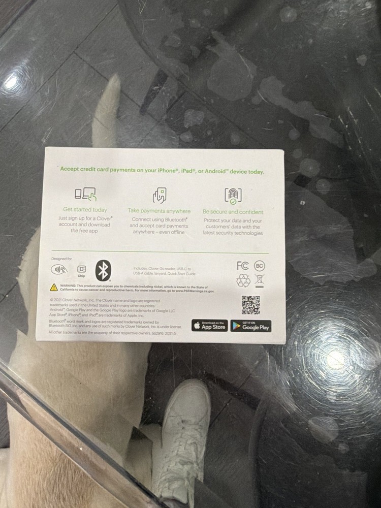 Clover Go C600 Bluetooth Mobile Credit Card Reader