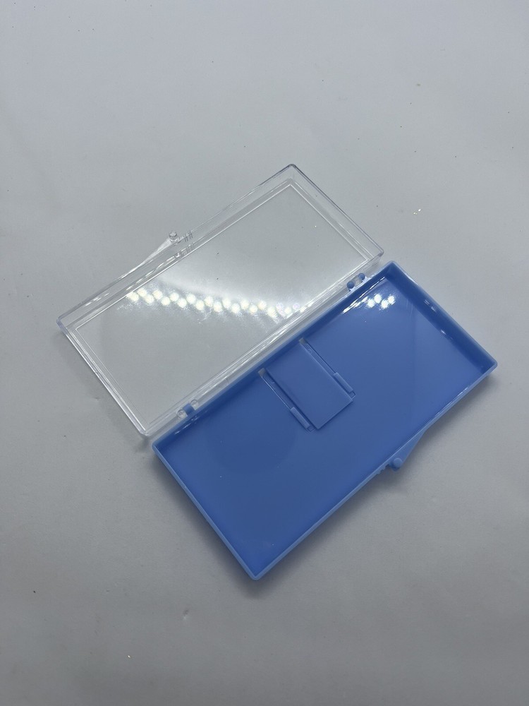 432 Small Plastic Display Boxes Hanging Blue