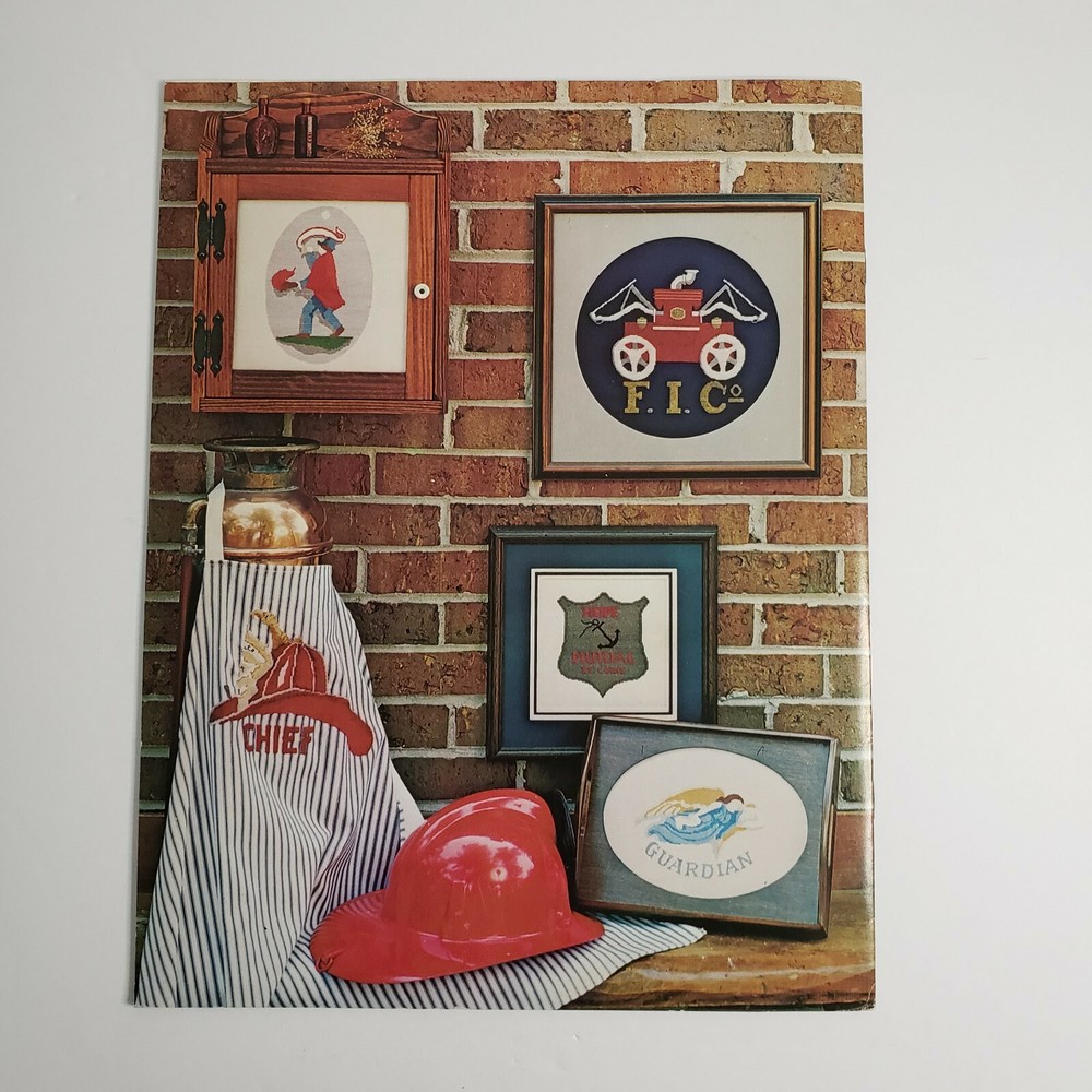 June Grigg Antique Firemarks Counted Cross Stitch Pattern Booklet Leaflet book 2