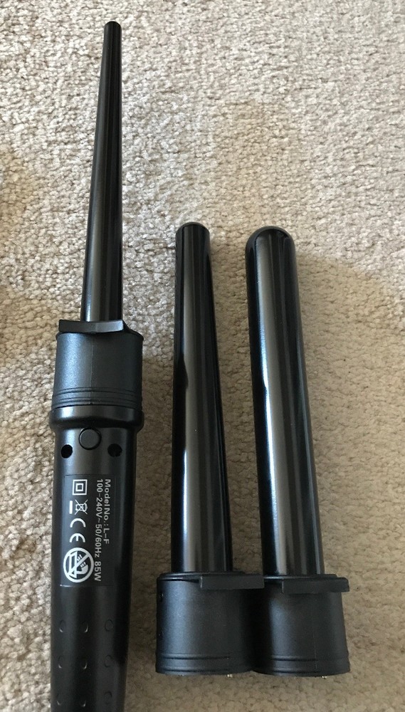 Dodo Curling Iron With 3 Interchangeable Ceramic Barrels