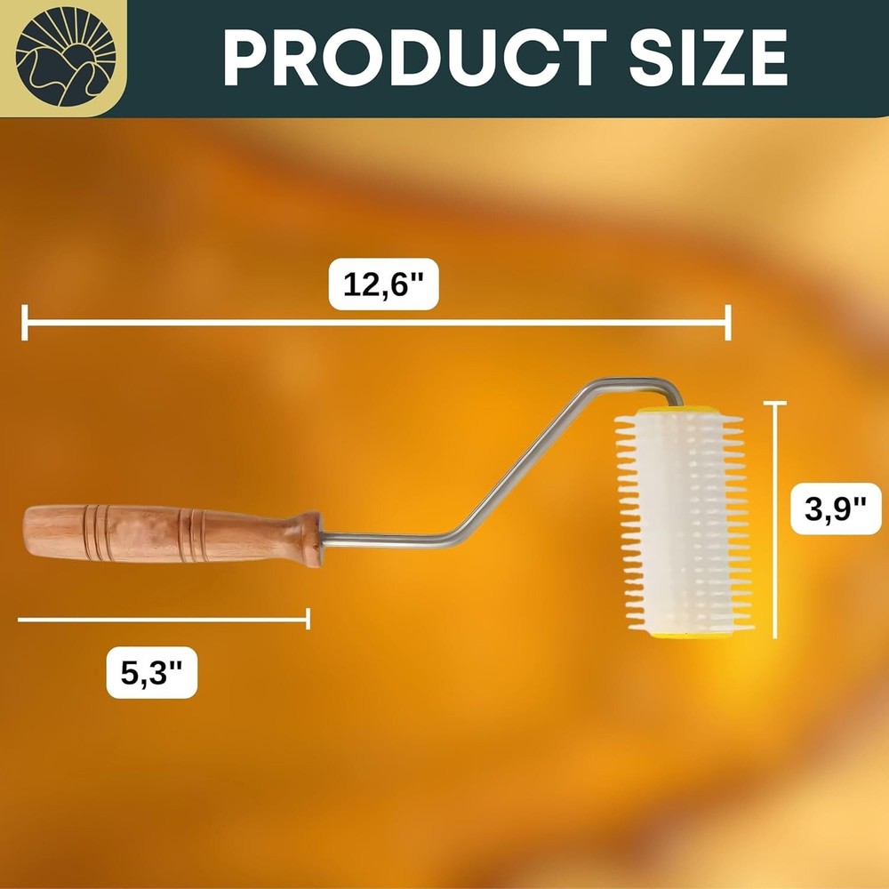 Honey Extractor Uncapping Needle Roller Tool for Beekeeping Honey Spinner Extrac