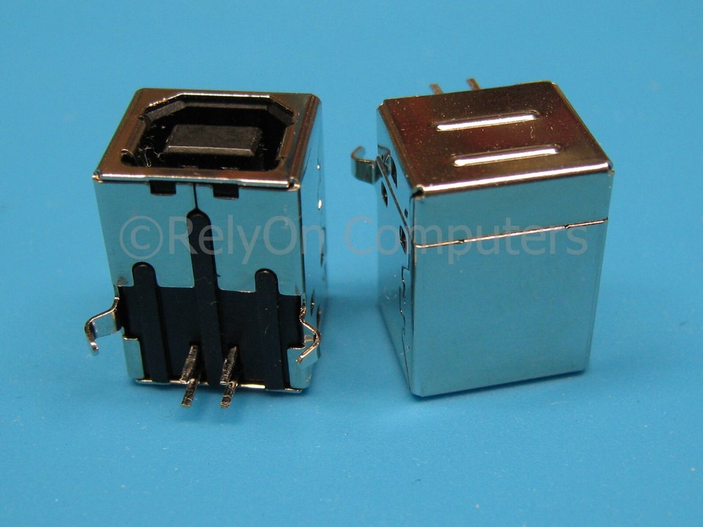 2x USB Type-B Port Connector Replacement Part for Zebra Eltron 2844 Printer PCB