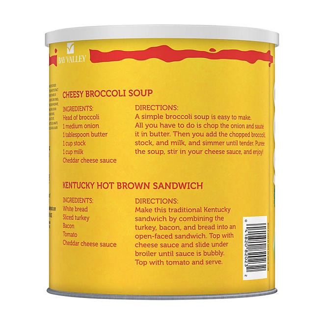 2 Pack - Bay Valley Cheddar Cheese Sauce 106 oz.