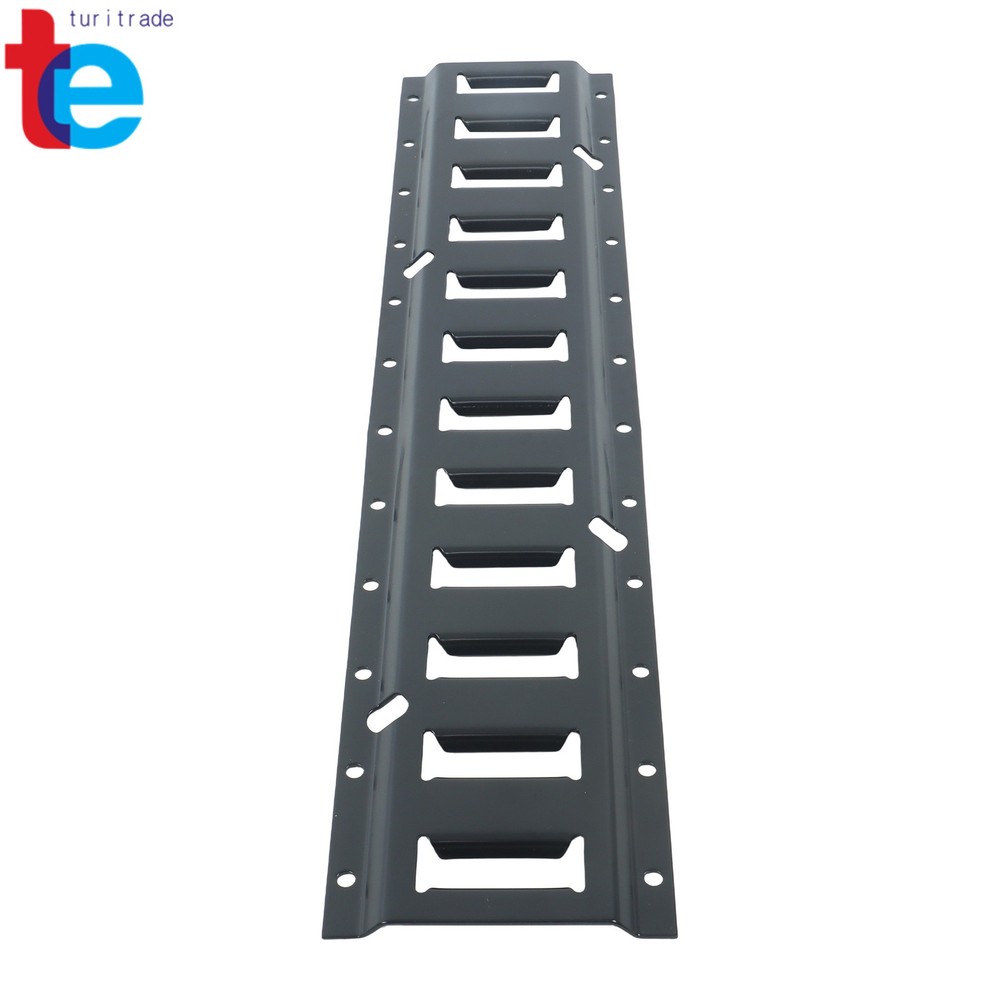 4 Pack 2' Horizontal E Track Tie-down Rail Kit For Trailer Wall or Floor Black
