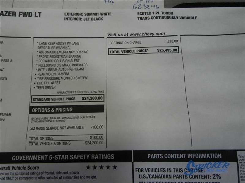Chevrolet Trailblazer 2023-2025 Telematics Interface Module 85642934 5577