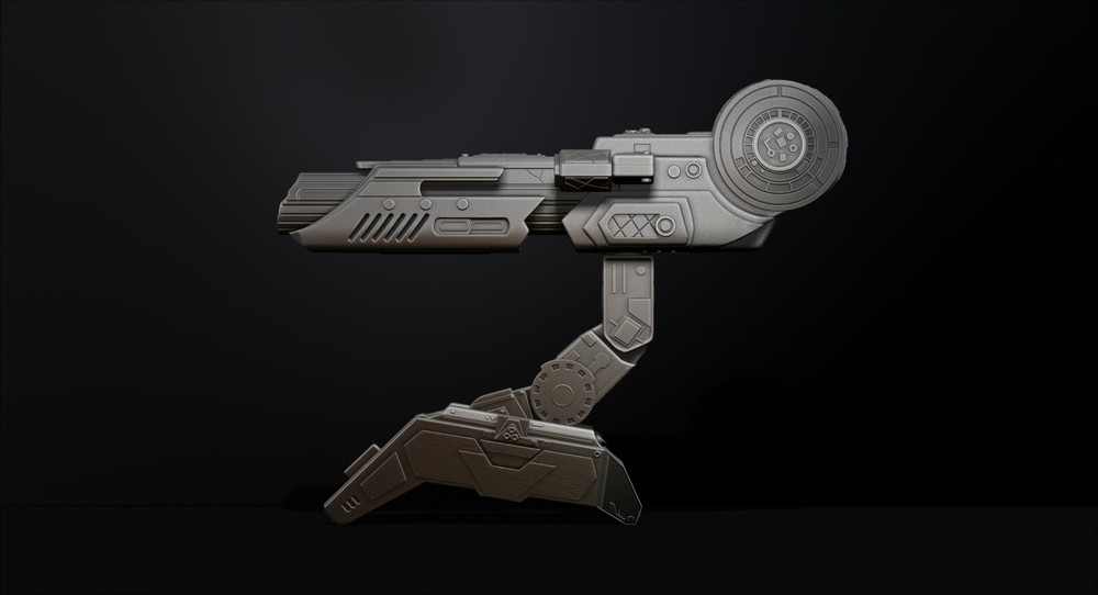 Predator Shoulder Cannon plasma Two Size File for 3D Printer - Model Printing -