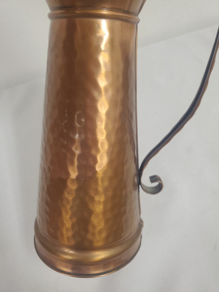 GREGORIAN SOILD COPPER PITCHER 11" USA