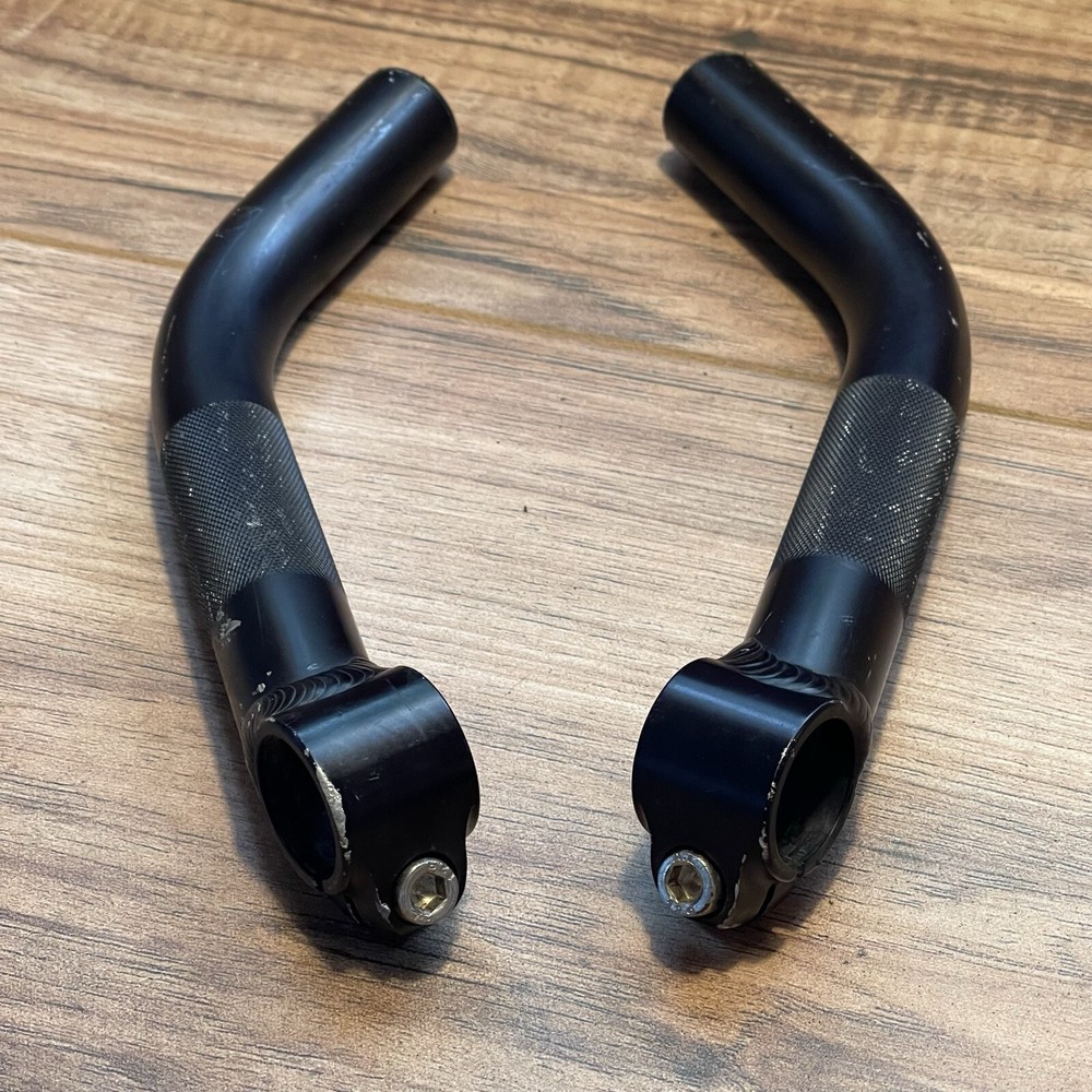 Control Tech Control Stix Long Bend Black Anodized Bar Ends