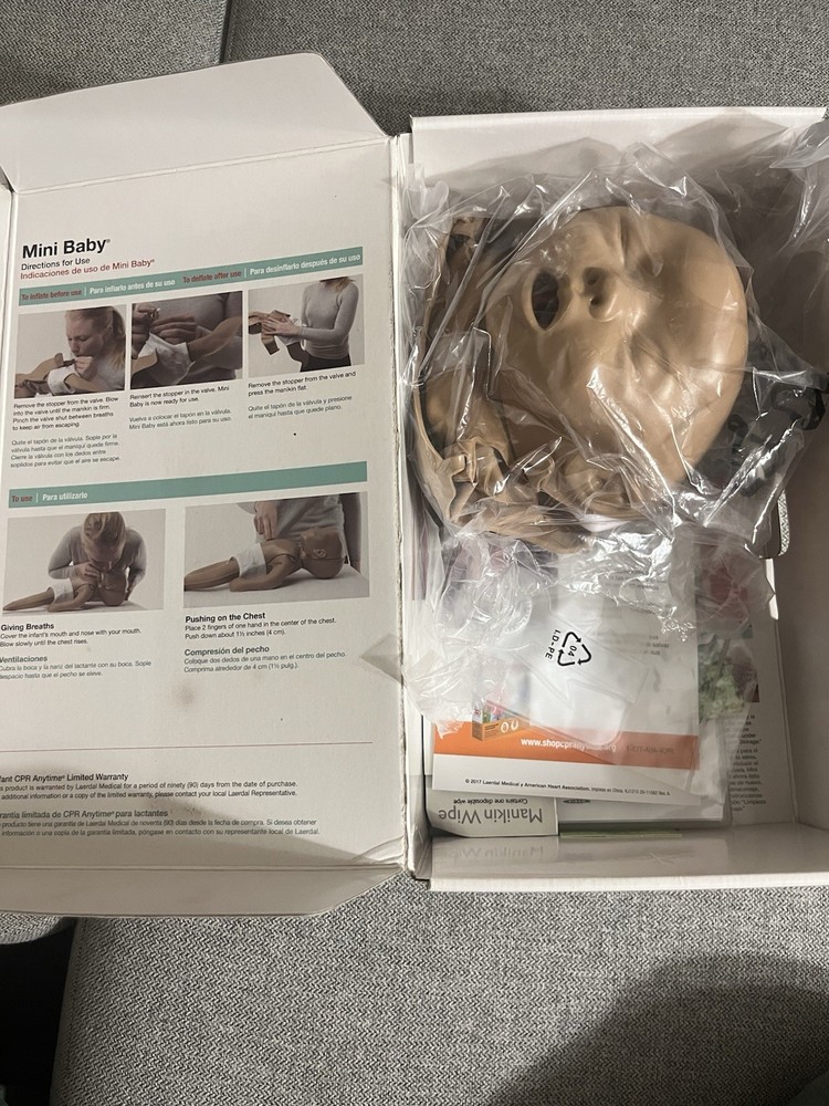 CPR Infant Doll Pediatric Training Mannequin for First Aid