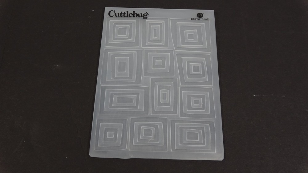 Cuttlebug Provo Craft Embossing Folder Traffic Jam