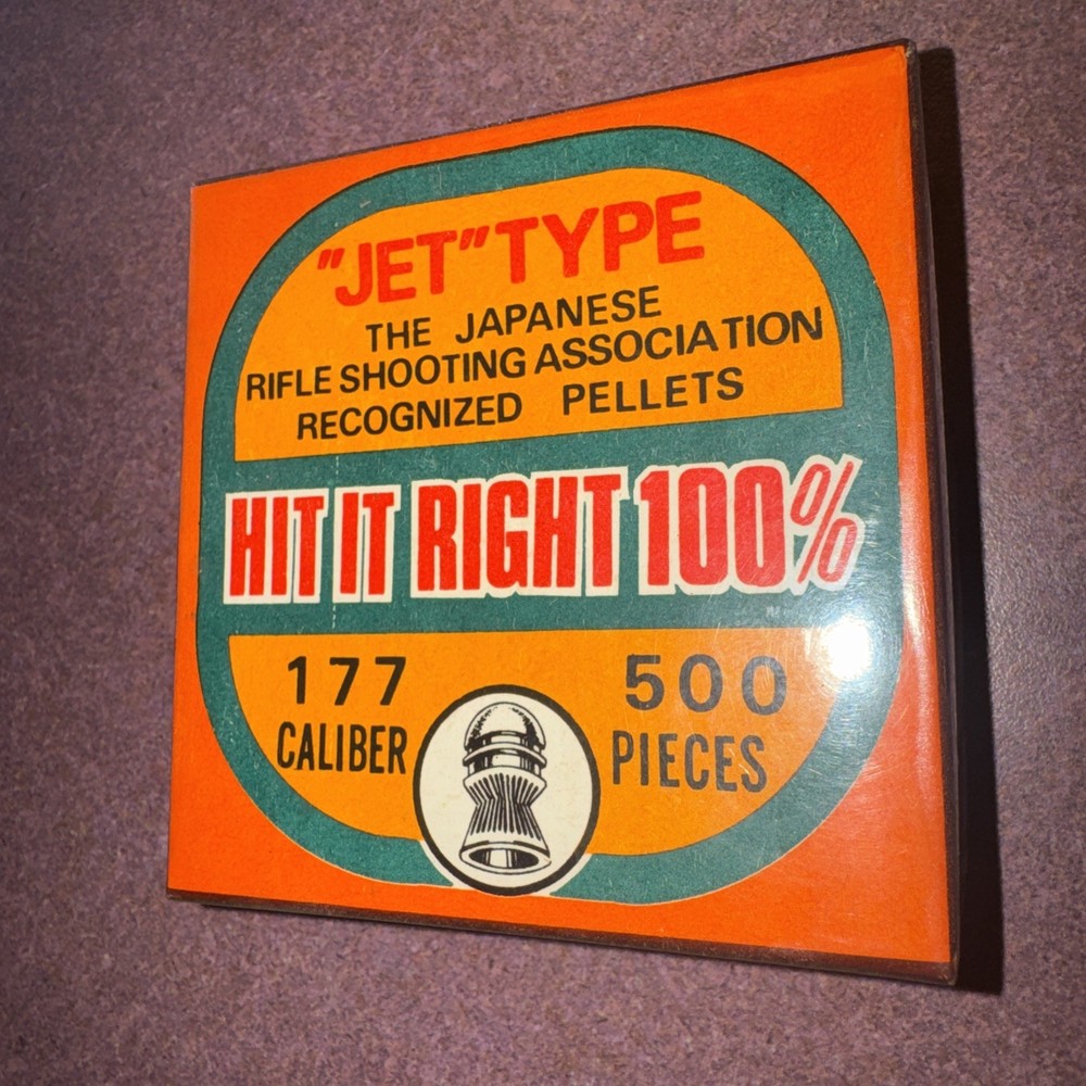 .177 Jet Pellet Air Rifle Almost Empty Box