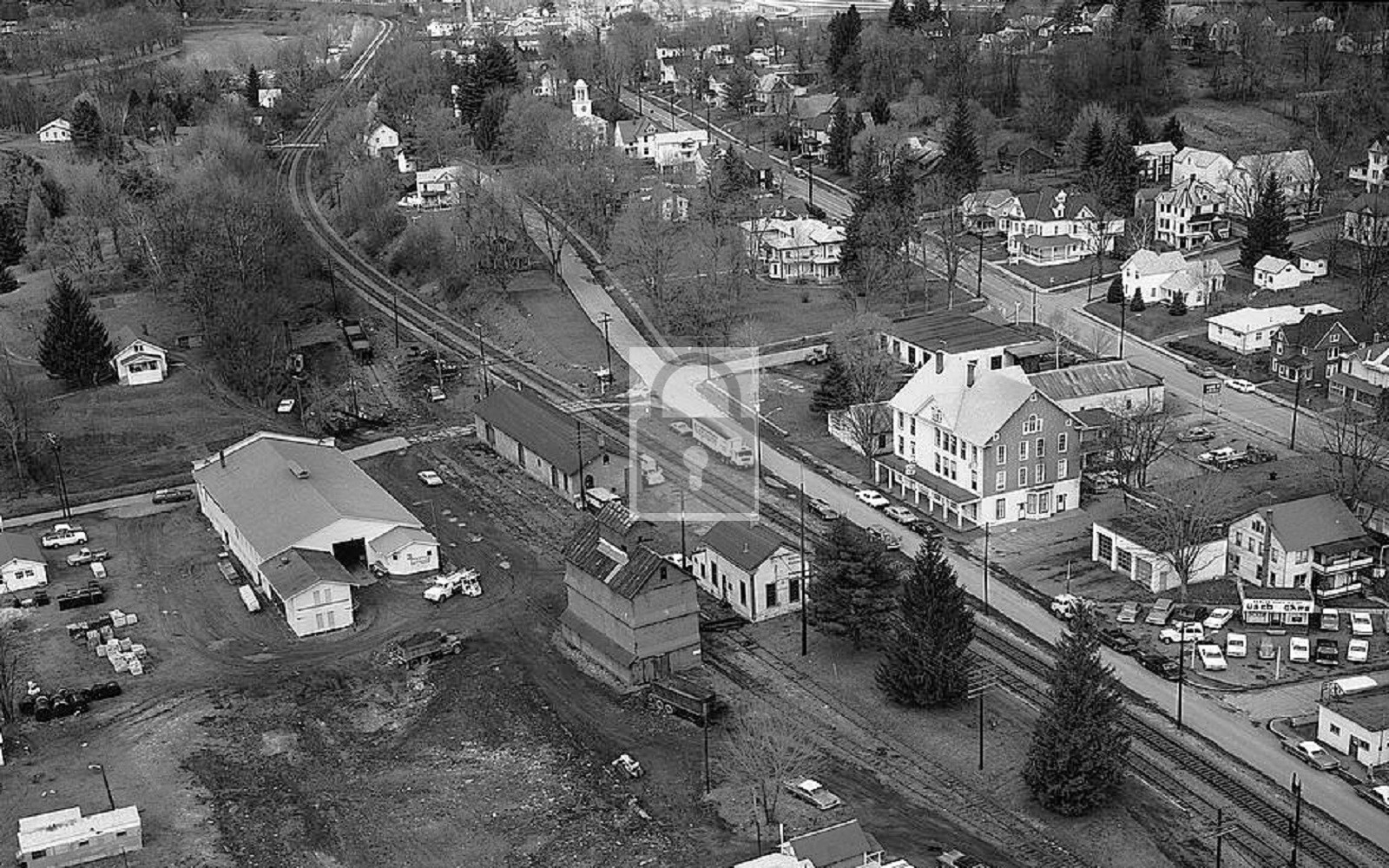 Birds Eye View Hancock New York NY - Reprint