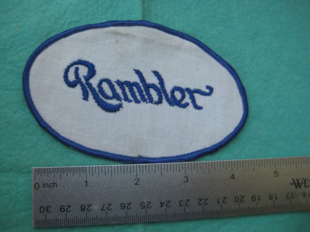 Vintage Rambler Dealer Service Uniform  Patch