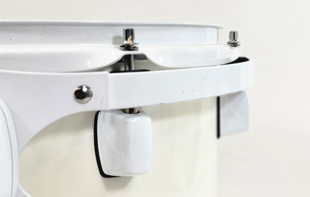 Ddrum Diablo 10" Tom Drum -White with White Hardware