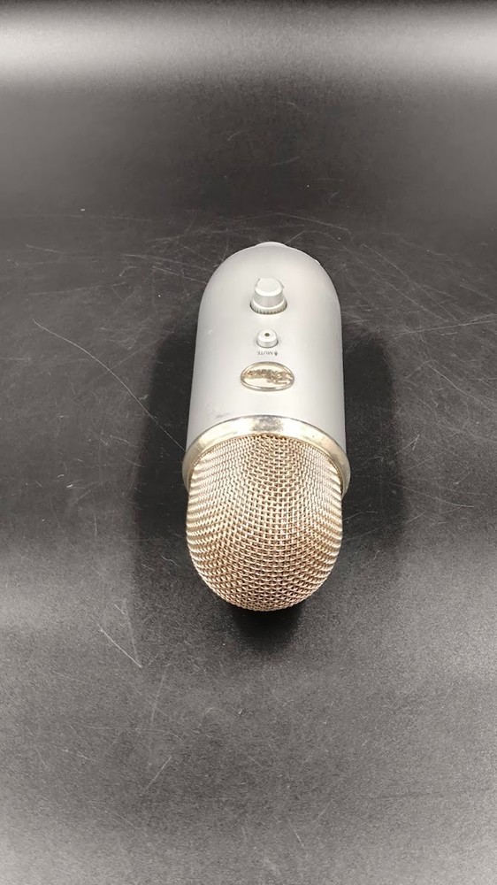 Blue Yeti Microphone Used Working Silver