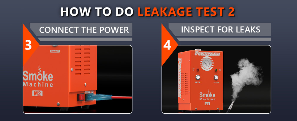 Automobile smoke diagnostic leak detector