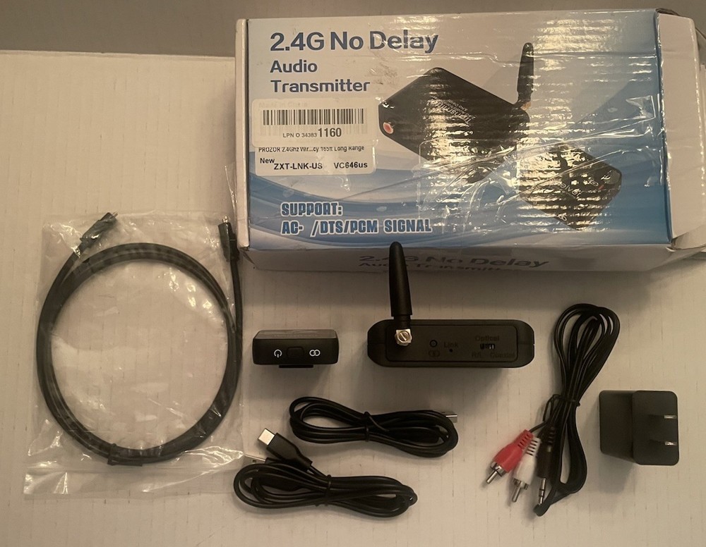 Audio Transmitter Receiver for TV Support