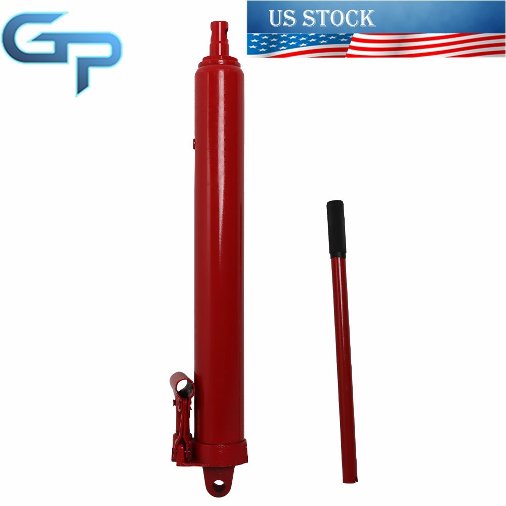 Hydraulic Long Ram Jack Lift Jacking 3Ton Shop Crane Engine Hoist Lifting