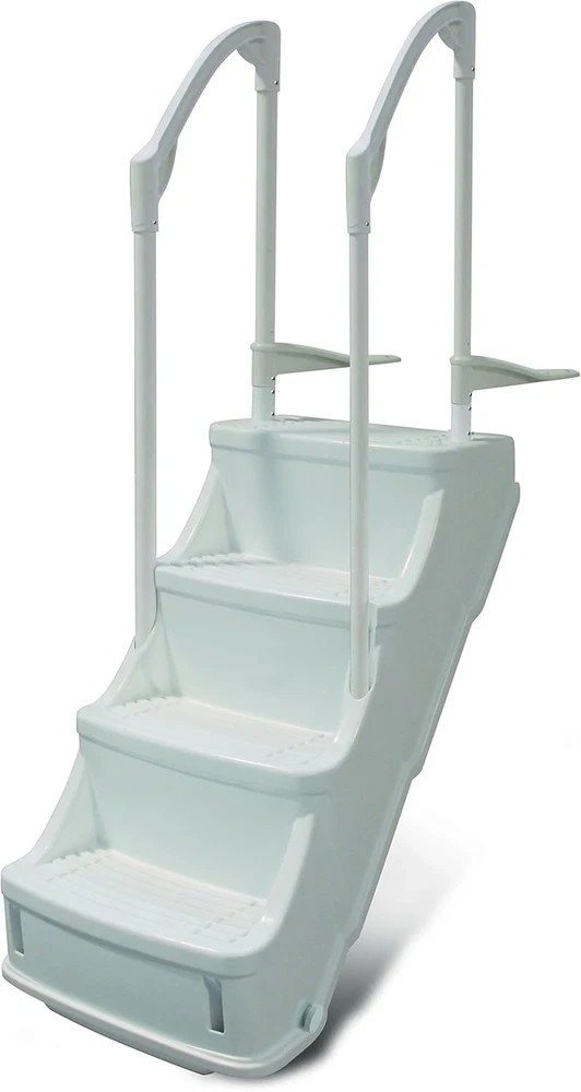 Easy Access Drop-In Step for Above Ground Pools - Safe & Sturdy
