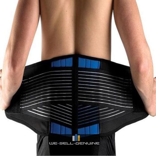 Adjustable Neoprene Double Pull Lumbar Support Lower Back Pain Relief Belt Brace