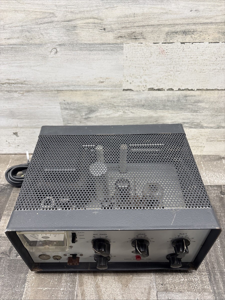 Ameco TX-62 6 & 2 meter Transmitter Old Vintage Ham Amateur Radio Tube Rig