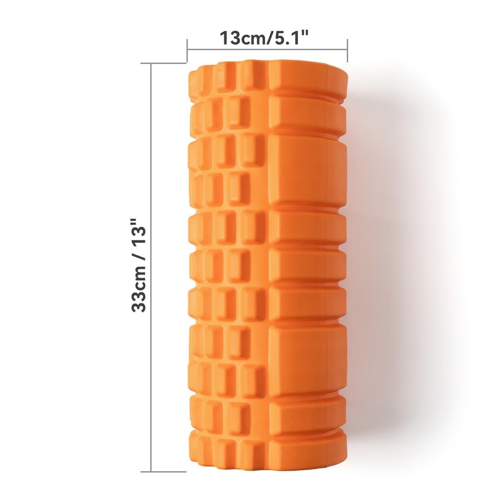 Foam Roller High Density 13" Patented Exercise Roller for Deep Tissue Muscle ...