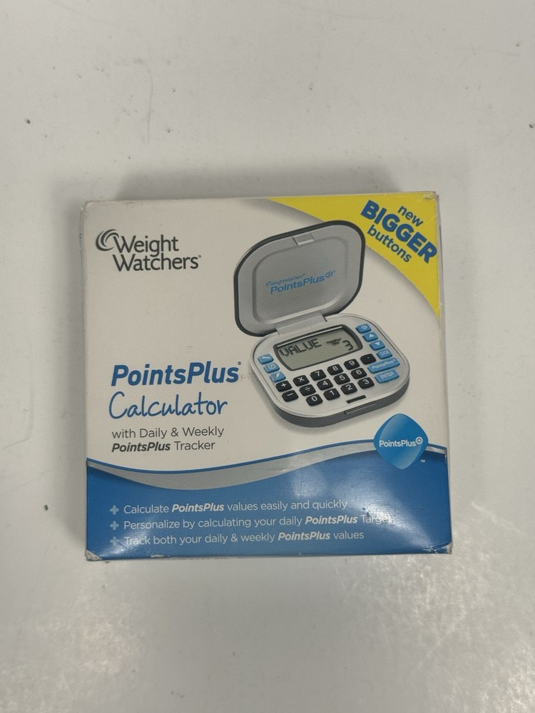 Weight Watchers Points Plus Calculator Daily Weekly PointsPlus Tracker Open Box