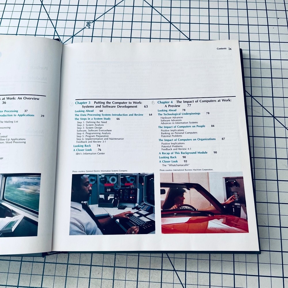 Computers Today Donald H. Sanders 1983 Vintage Computer Computing Textbook