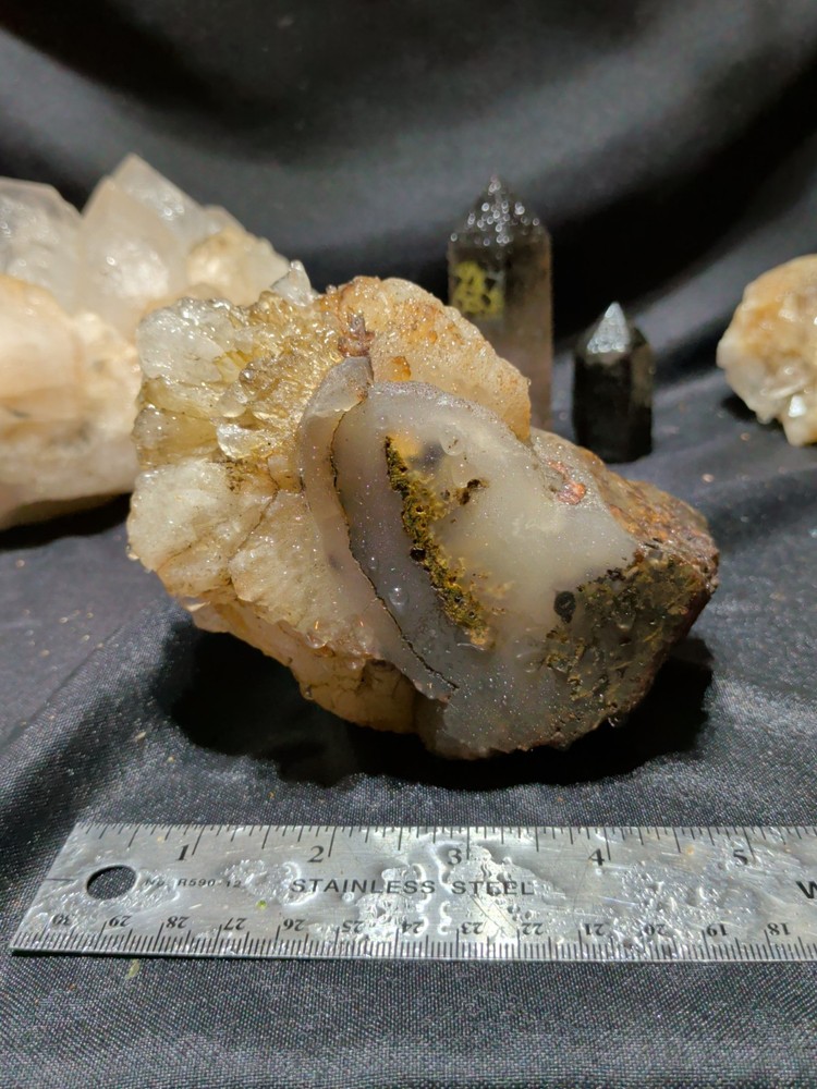 Moss Agate Crystalized Specimen Unpolished (1lb 13oz)
