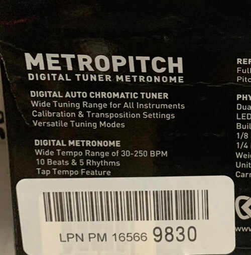 Digital Tuner Metronome