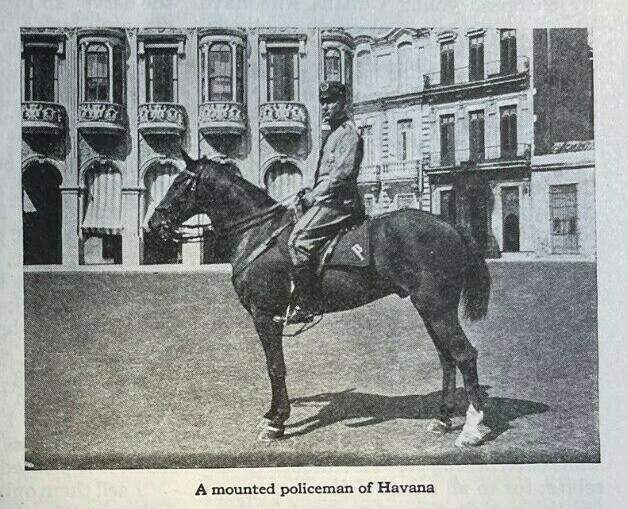 1920 Havana Cuba Presidential Palace Statue of Maceo