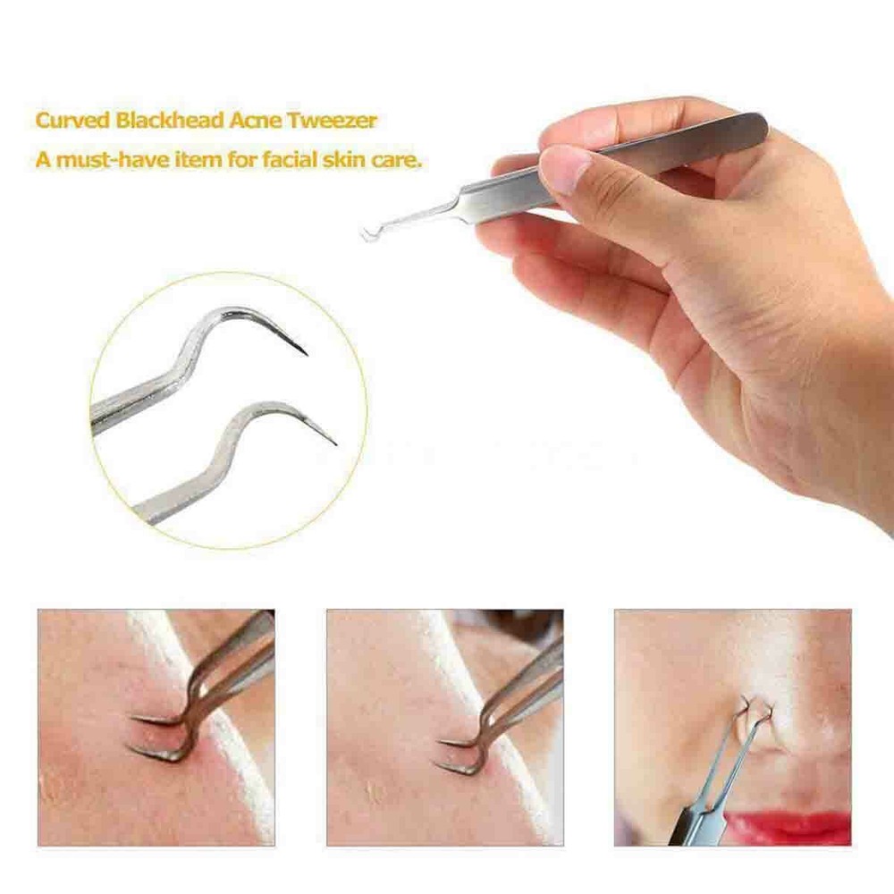 9pcs Pimple Popper Blackhead acne extractor Kit Dr Tool extraction Extractor