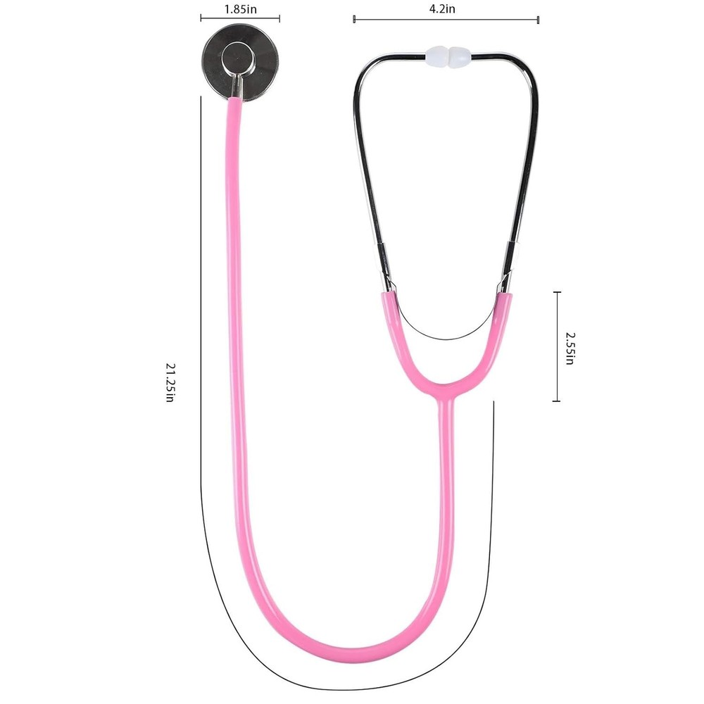 Playful Pink Stethoscope for Kids - Real Functionality for Future Doctors