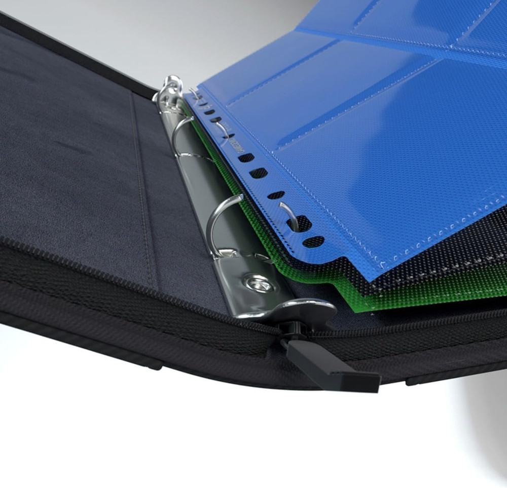 Zip-Up Ring-Binder Slim: Black