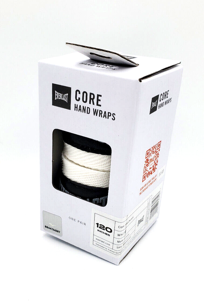 Everlast White Core Hand Wraps for Small Hands Junior/Womens