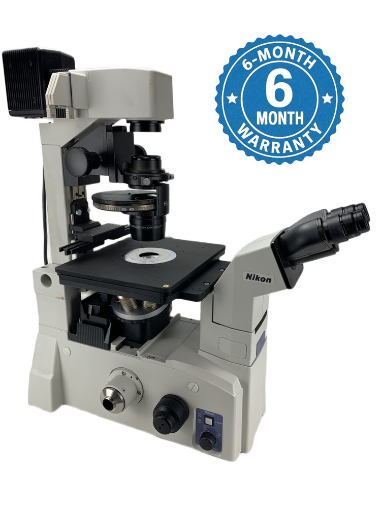 Nikon Microscope TE2000-S IVF Hoffman Modulation In Vitro with 4 Objectives HMC