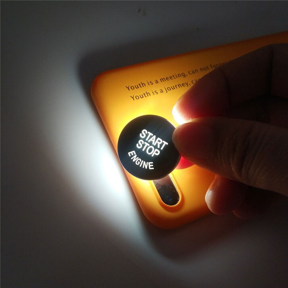 Black Engine Start Stop Switch Button Cover Fit for BMW E60 E70 E83 E84 E90 E92