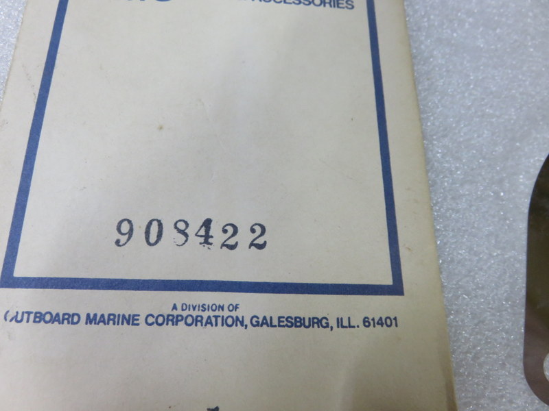 Q15C OMC Evinrude Johnson 908422 Shim