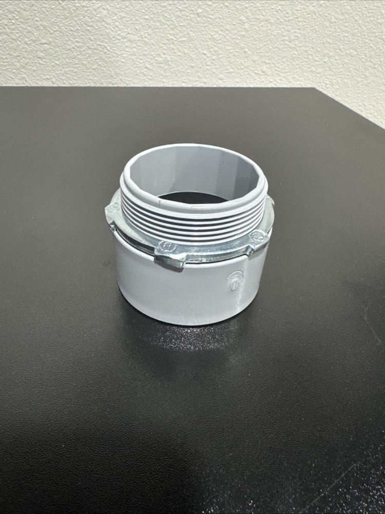 2in PVC Terminal Adapter Scepter TA35 With Locking Nut