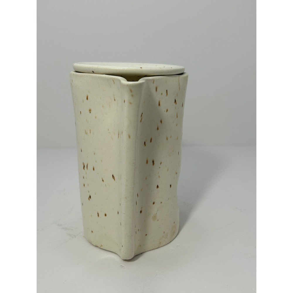 Unique Ceramic tea light warmer Speckled Glaze Artistic Drip Glaze Small