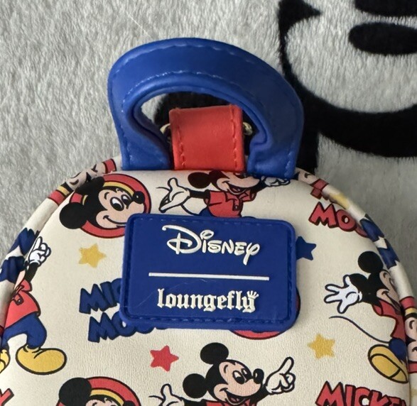New Loungefly Disneys Mickey Mouse Pencil Case With Metal Clip Bag