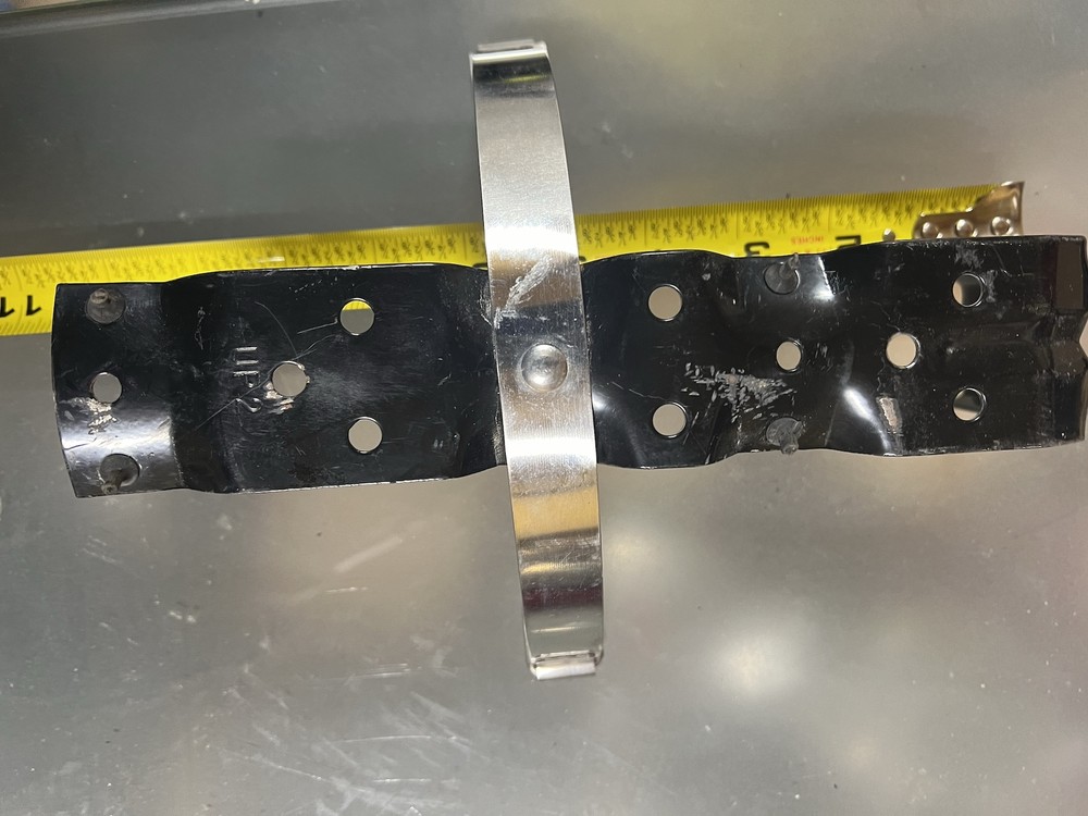 Very Solid Metal Black Fire Extinguisher Bracket Mount 9"