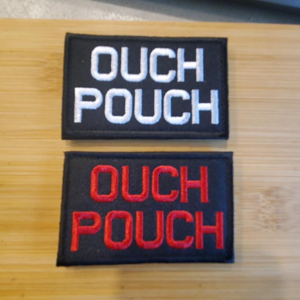 OUCH POUCH Sarcastic Tactical Morale Patch Hook and Loop