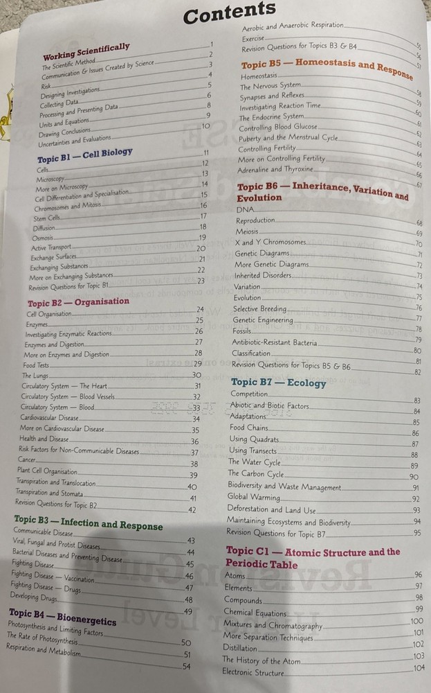GCSE AQA Combined Science Higher Level Revision Guide