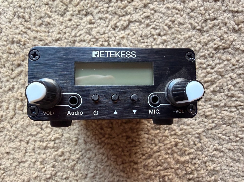 Retekess TR508 FM Broadcast Transmitter Compact Wireless Audio