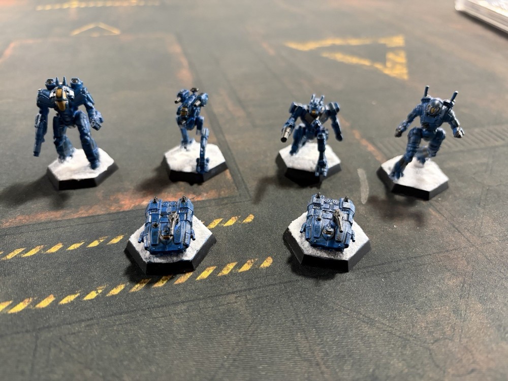 Battletech Inner Sphere Painted Lance Lot Pre-Owned