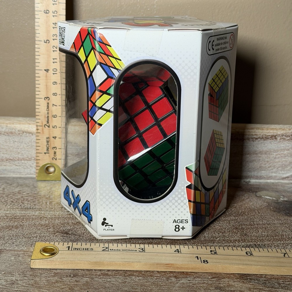 Rubik’s Master 4x4 Cube Classic Color-Matching Problem-Solving Brain Teaser New