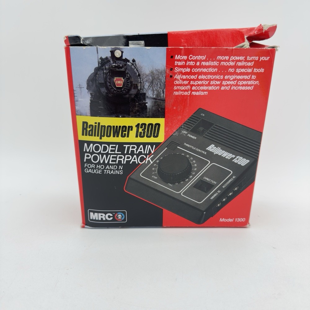 MRC 1300 Railpower Model Train Powerpack EX/Box